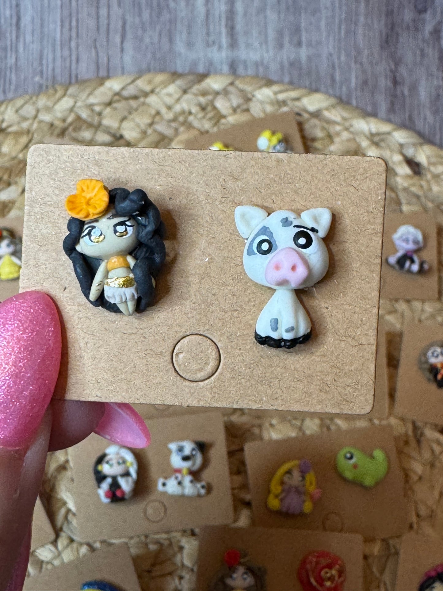 Moana & Pua Stud Earrings
