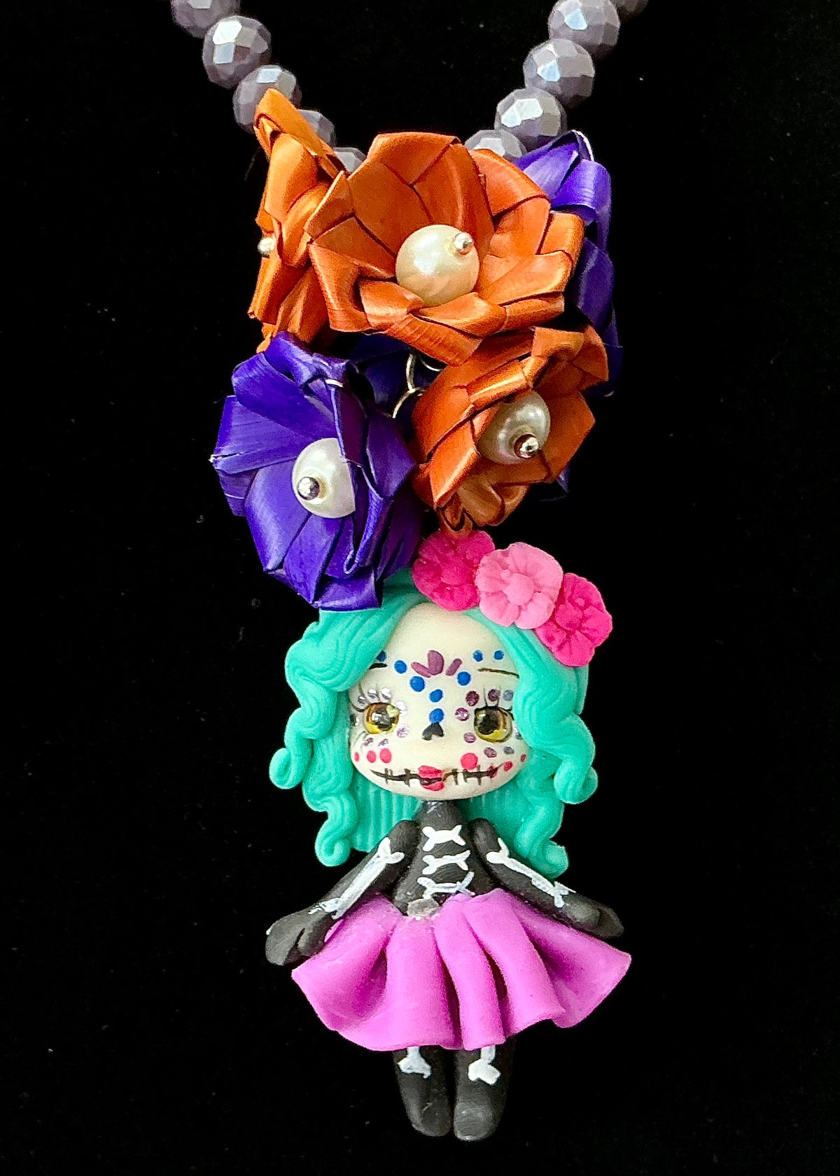 Skeleton Doll Necklace
