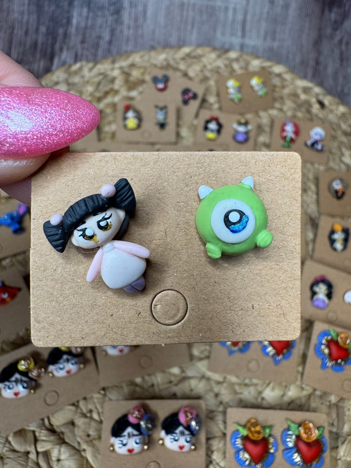 Boo & Mike Stud Earrings