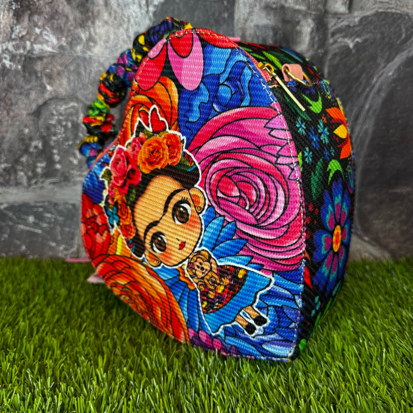 Artesanal Yute Handbag, Corazon Frida