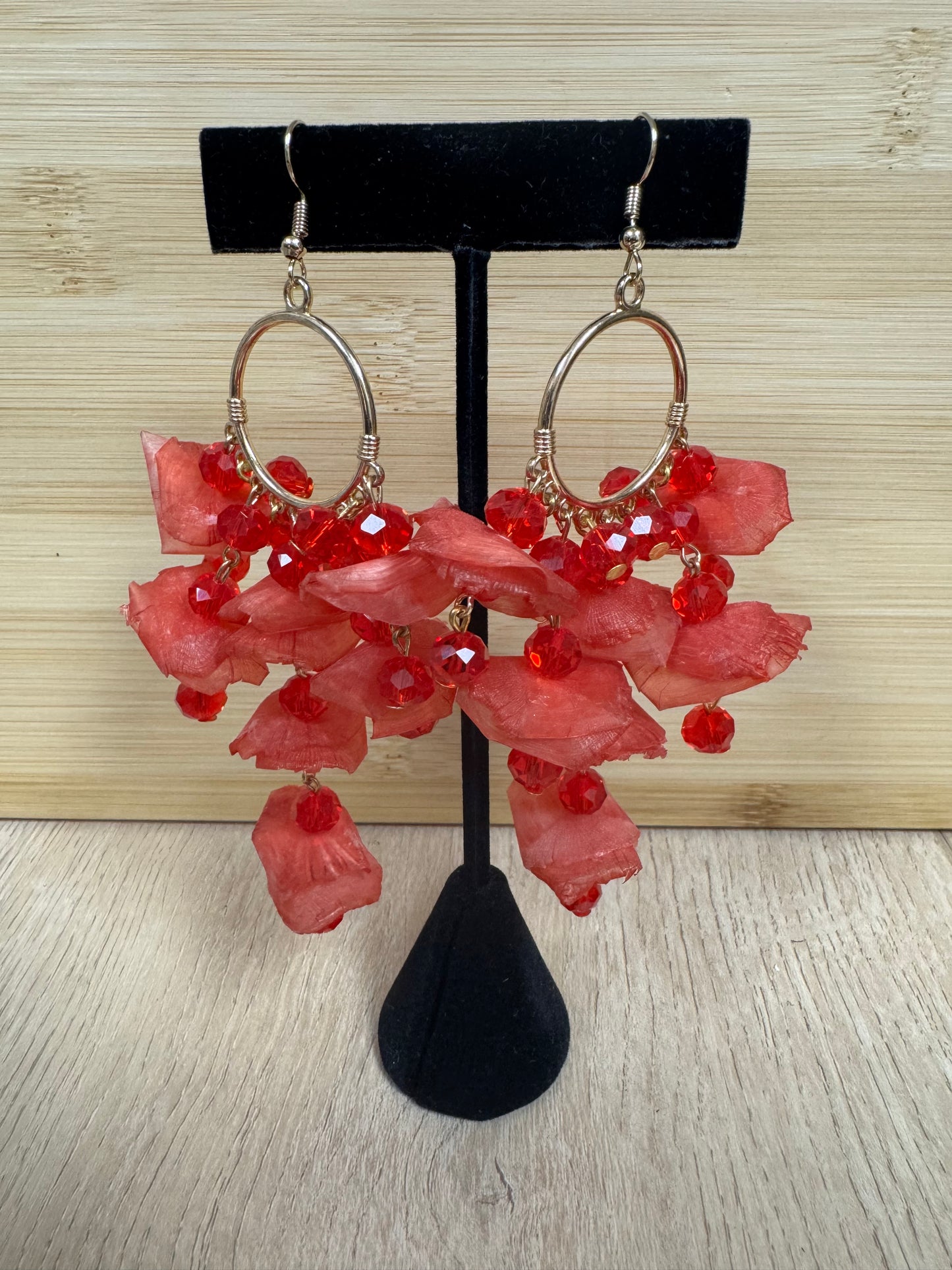 Escama Earrings - Red