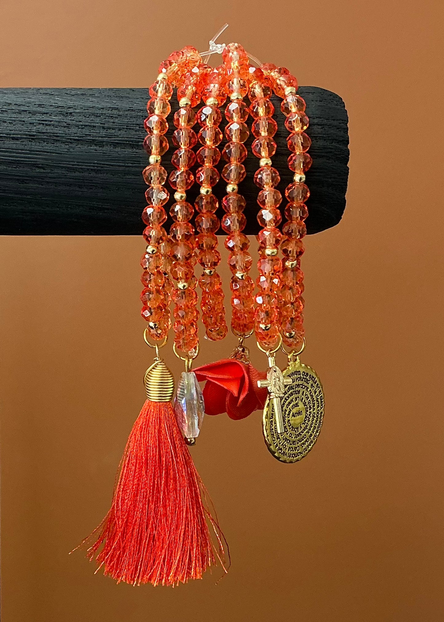 Padre Nuestro Semanario Bracelet - Orange