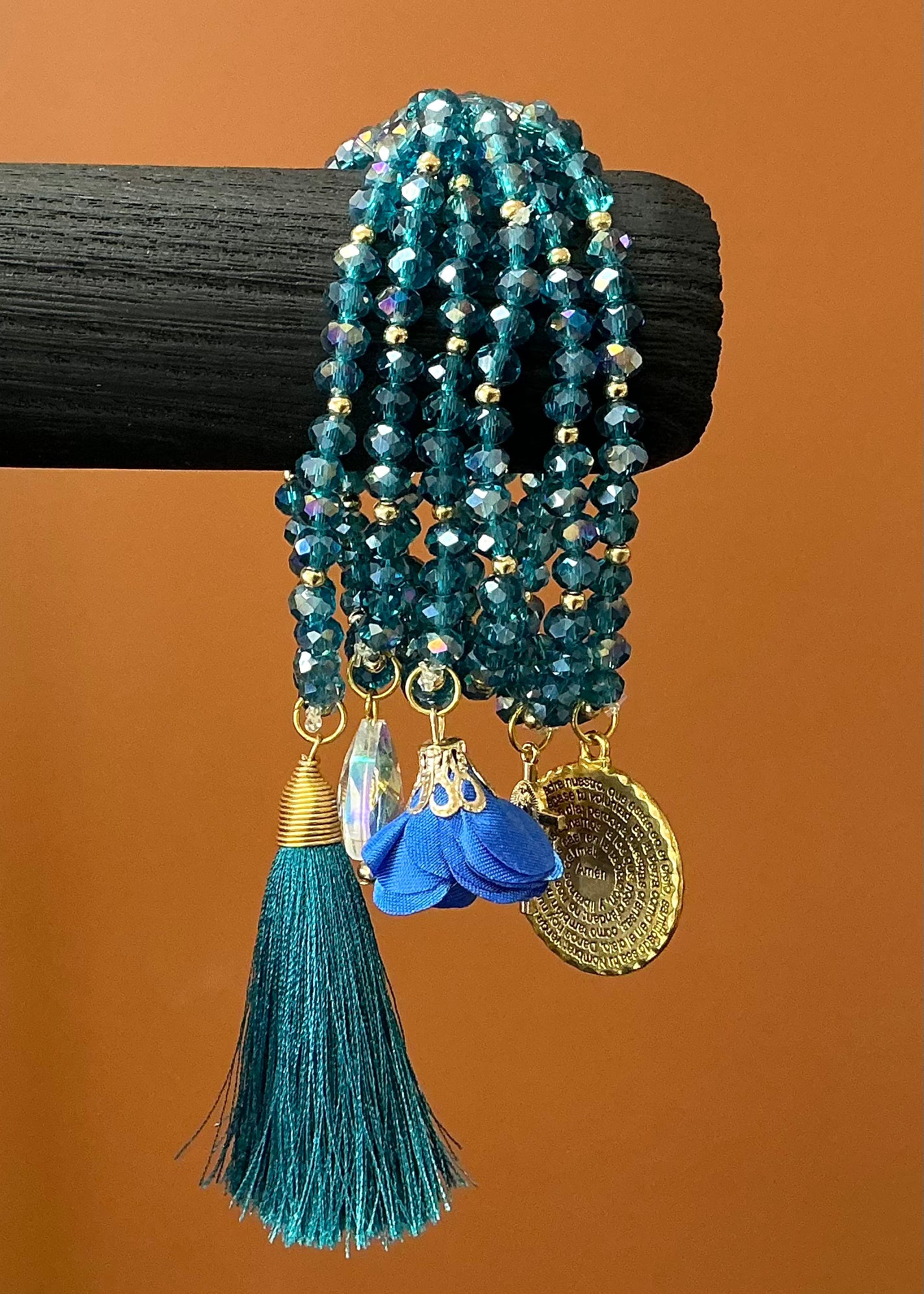 Padre Nuestro Semanario Bracelet - Blue