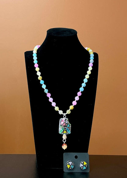 Popsicle Necklace & Earring Set