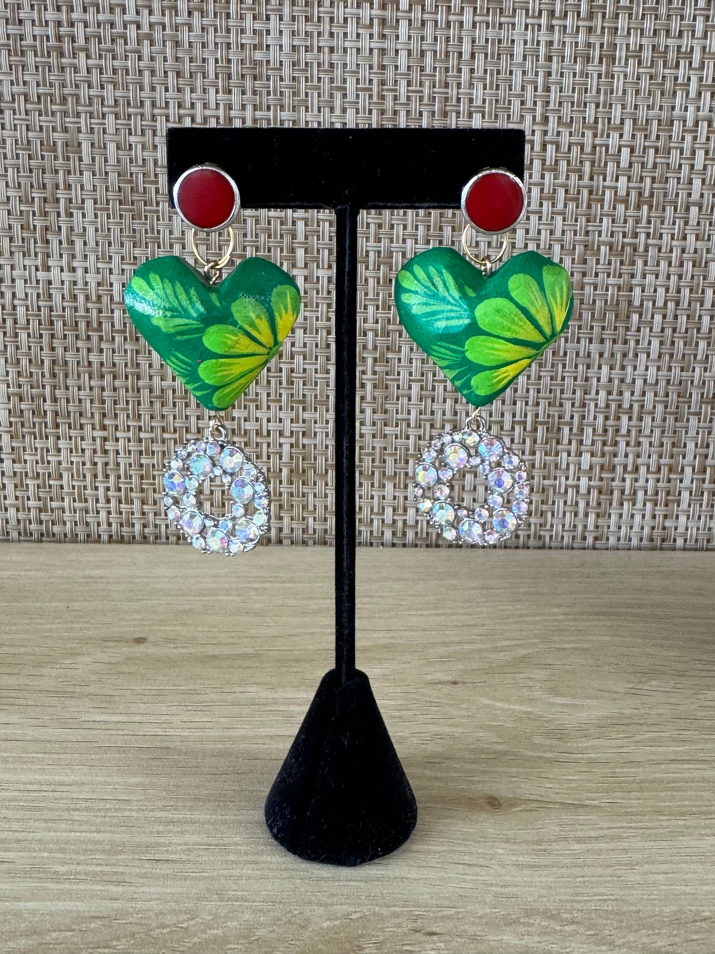 Amor Verde Statement Earrings