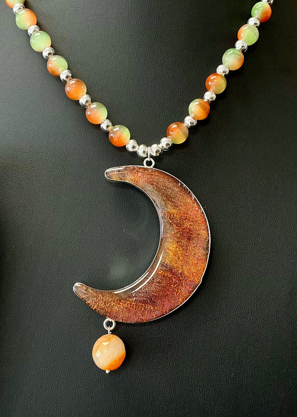 Cat’s Eye Moon Necklace & Earrings