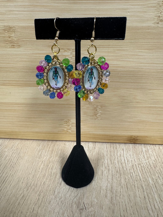 La Dama Lotería Earrings