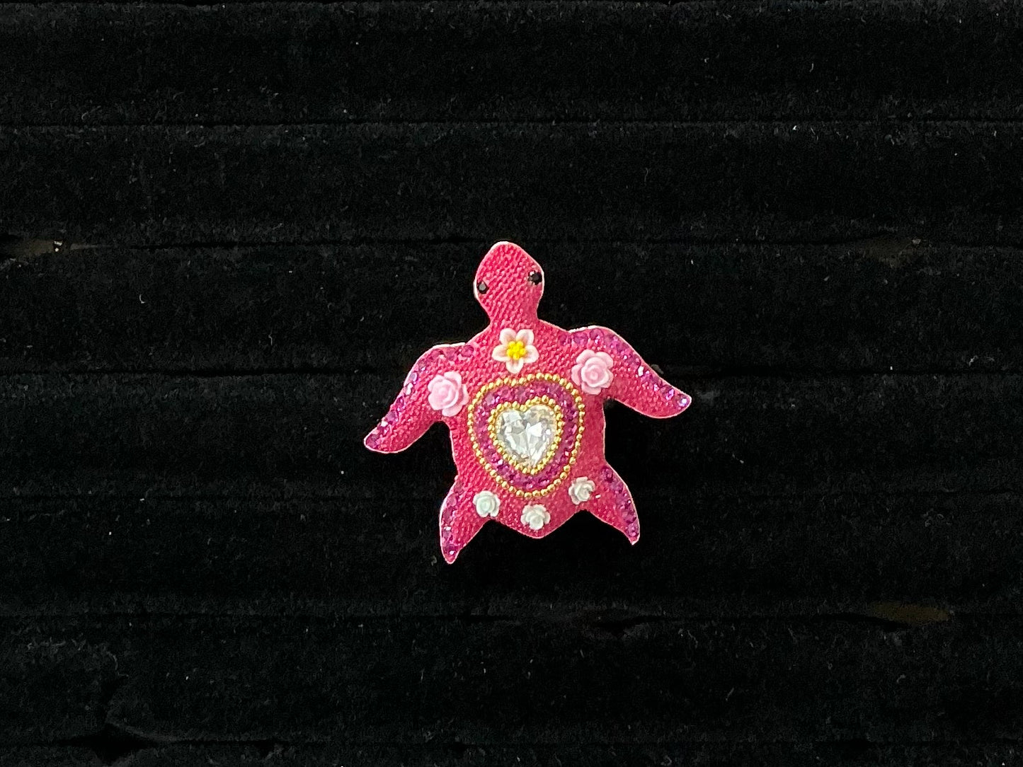 Pink Turtle Ring