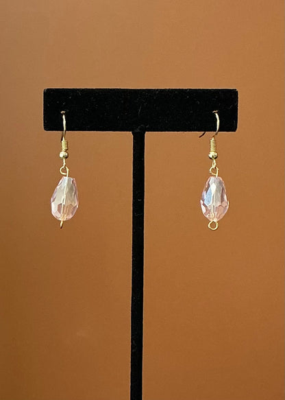 Entangled Agate Necklace & Earrings - Pink