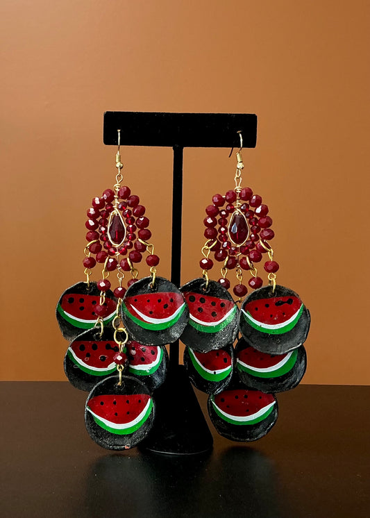 Platos con Sandía Earrings