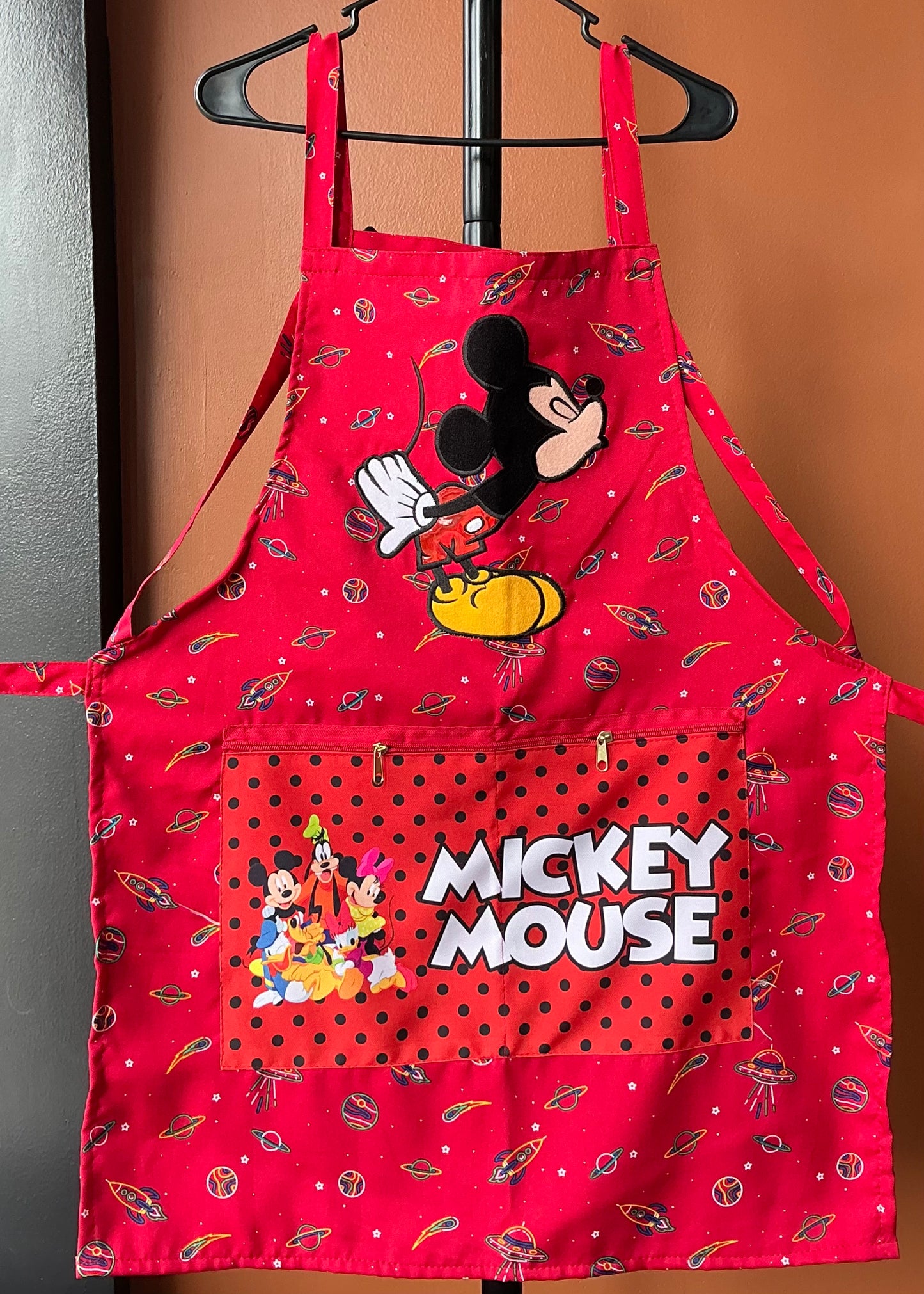 Mickey Mouse Apron - Red