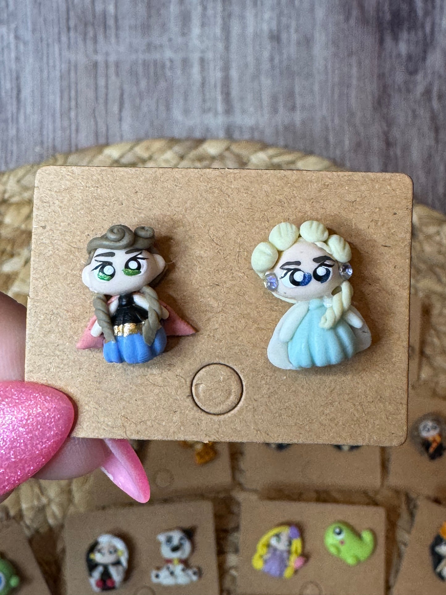 Anna & Elsa Stud Earrings