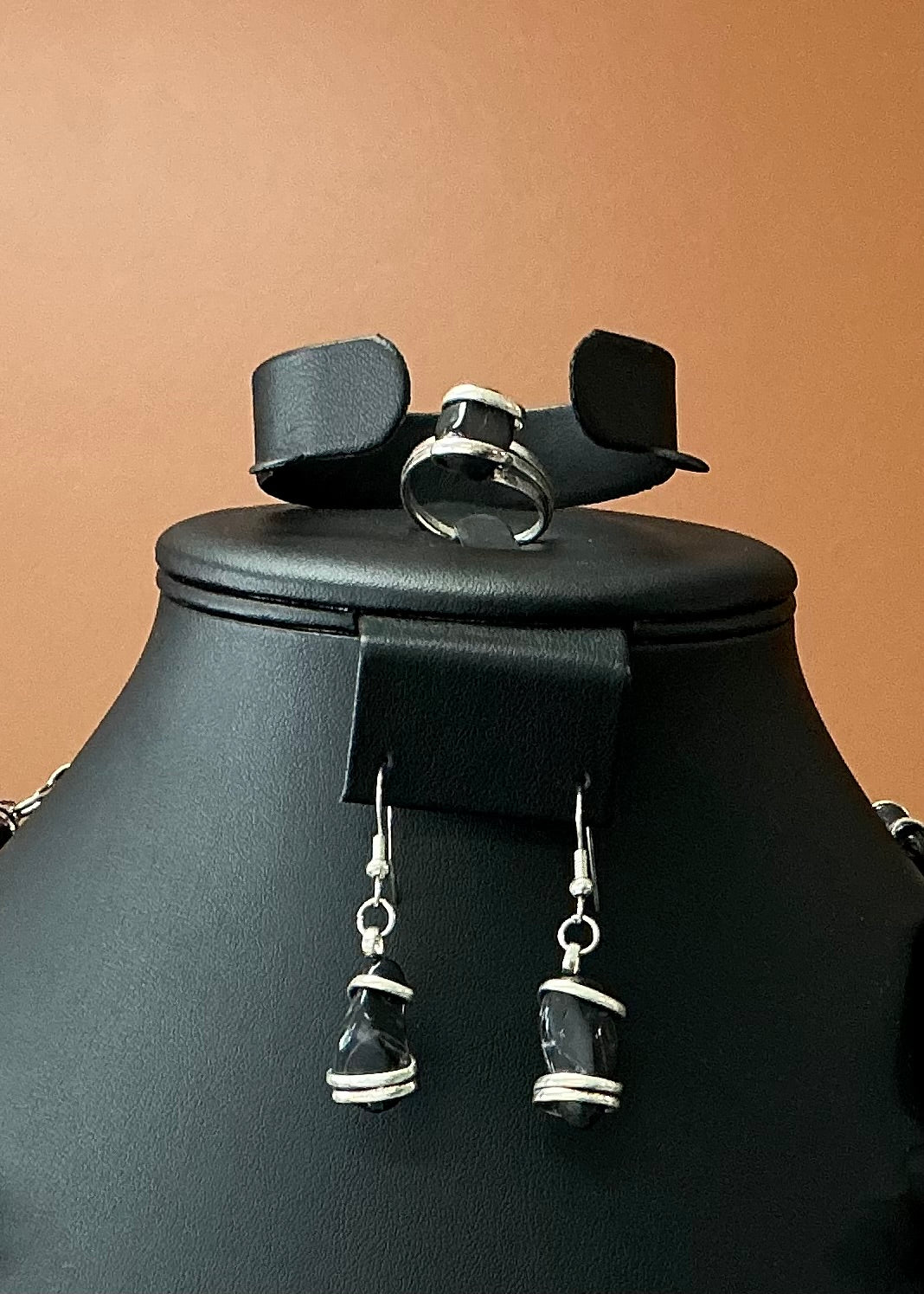 Painted Heart Jewelry Set