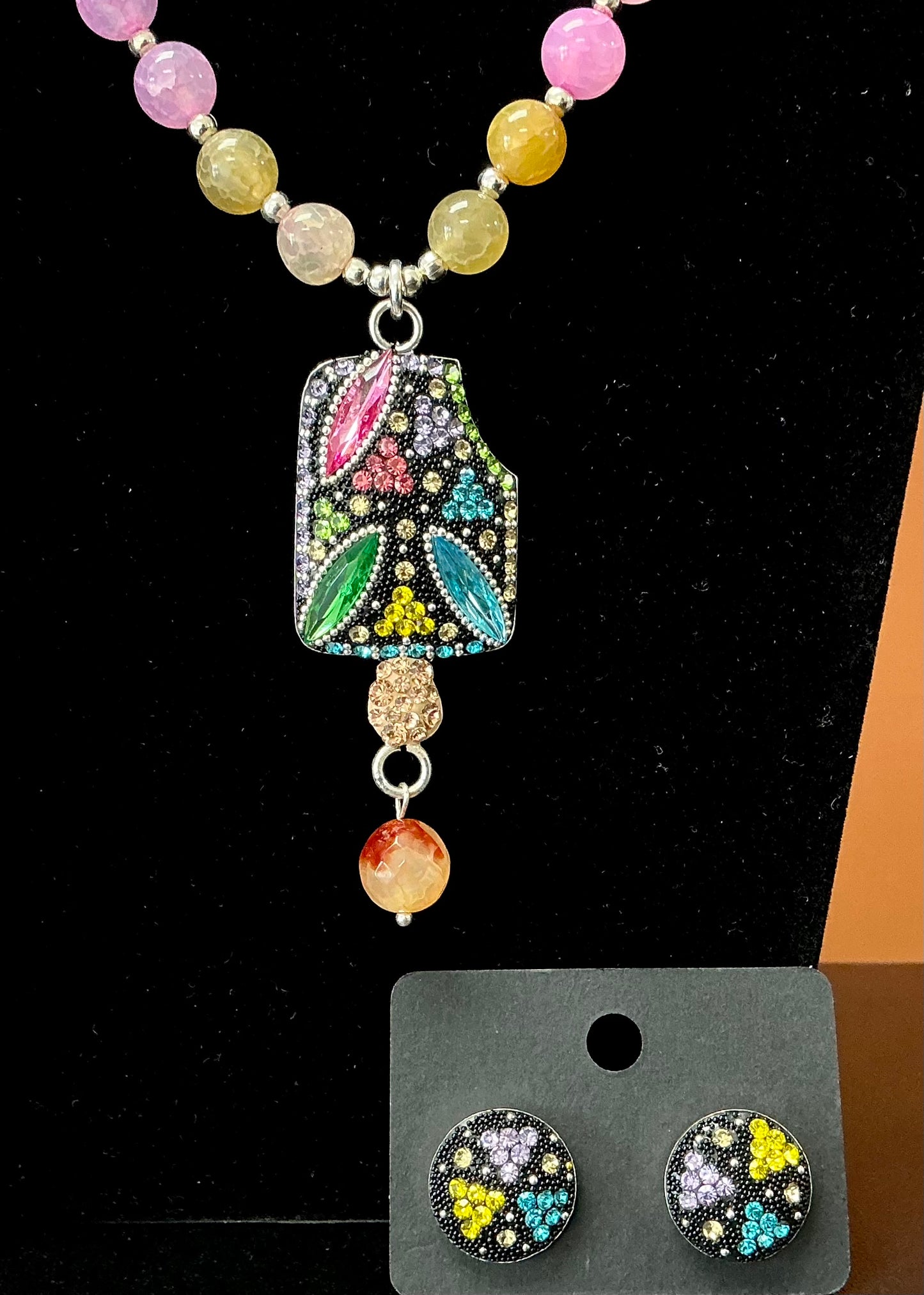 Popsicle Necklace & Earring Set