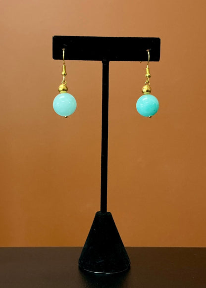 Teal Apatite Necklace & Earrings