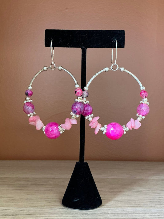 Energy Burst - Hoop Earrings