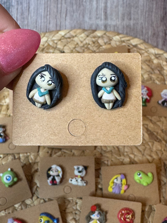 Pocahontas Stud Earrings