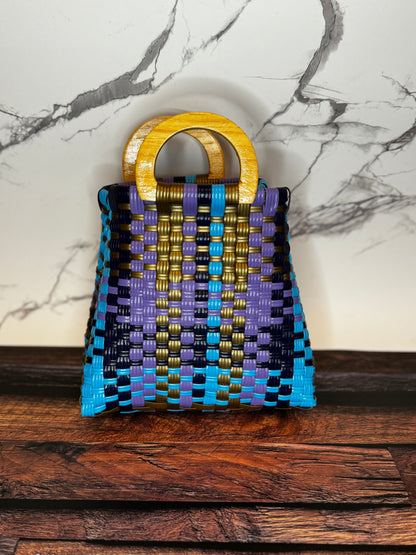 Mini Handwoven Plastic Bag