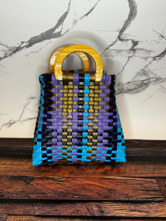 Mini Handwoven Plastic Bag