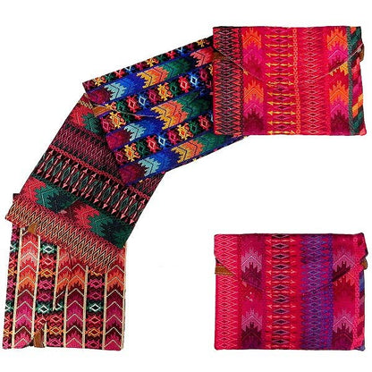 Embroidered Huipil Envelope Crossbody Bag