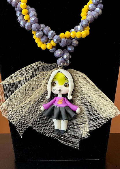 Frankenstein’s Monster Doll Necklace