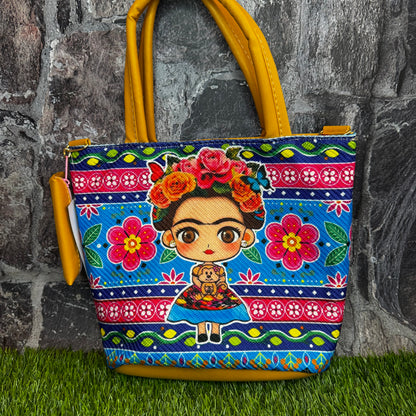 Artesanal Yute Handbag, Frida Yellow