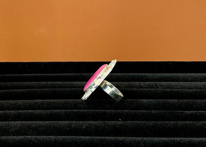 Ornate Pink Ring