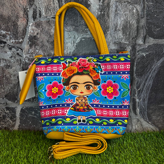 Artesanal Yute Handbag, Frida Yellow