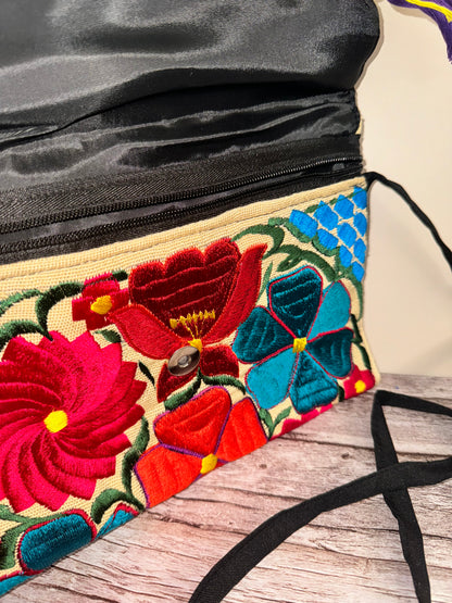 Embroidered Clutch