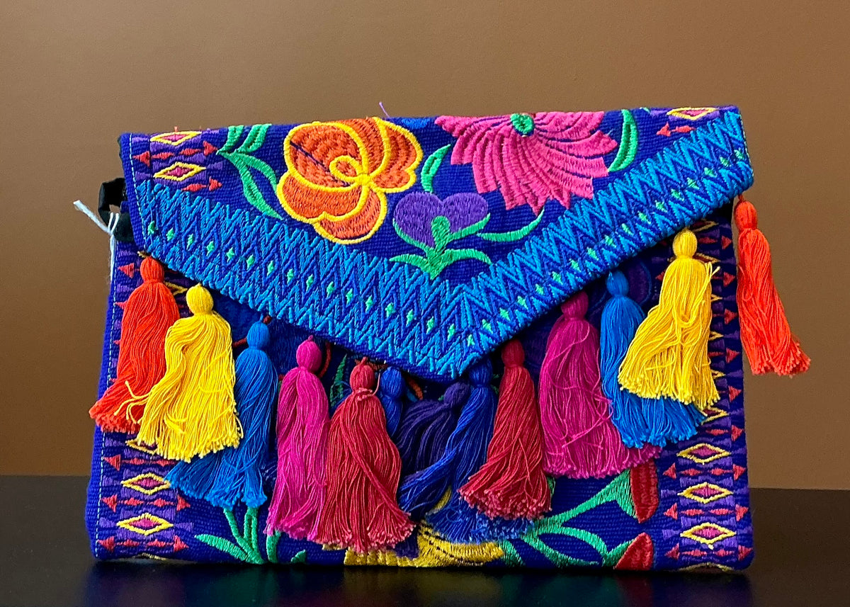 Embroidered Clutch