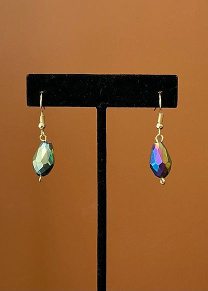 Entangled Agate Necklace & Earrings - Blue
