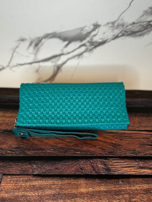 Handwoven Plastic Wallet/Wristlet