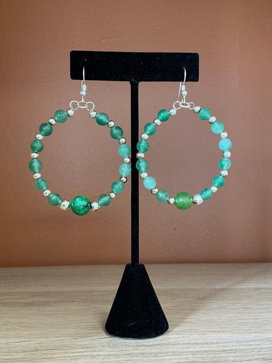 Verde - Hoop Earrings