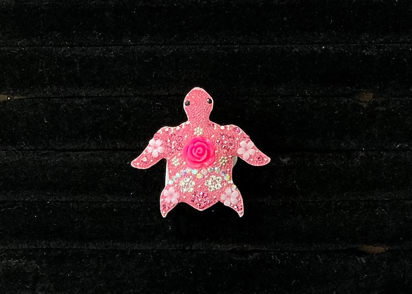 Pink Turtle Ring