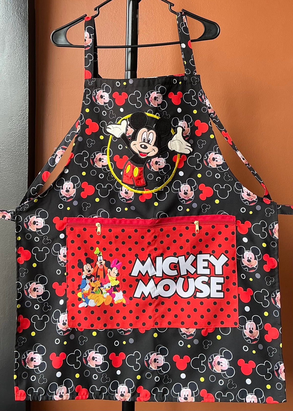 Mickey Mouse Apron - Black