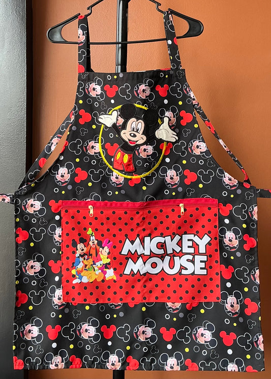 Mickey Mouse Apron - Black