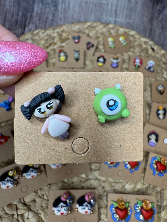Boo & Mike Stud Earrings