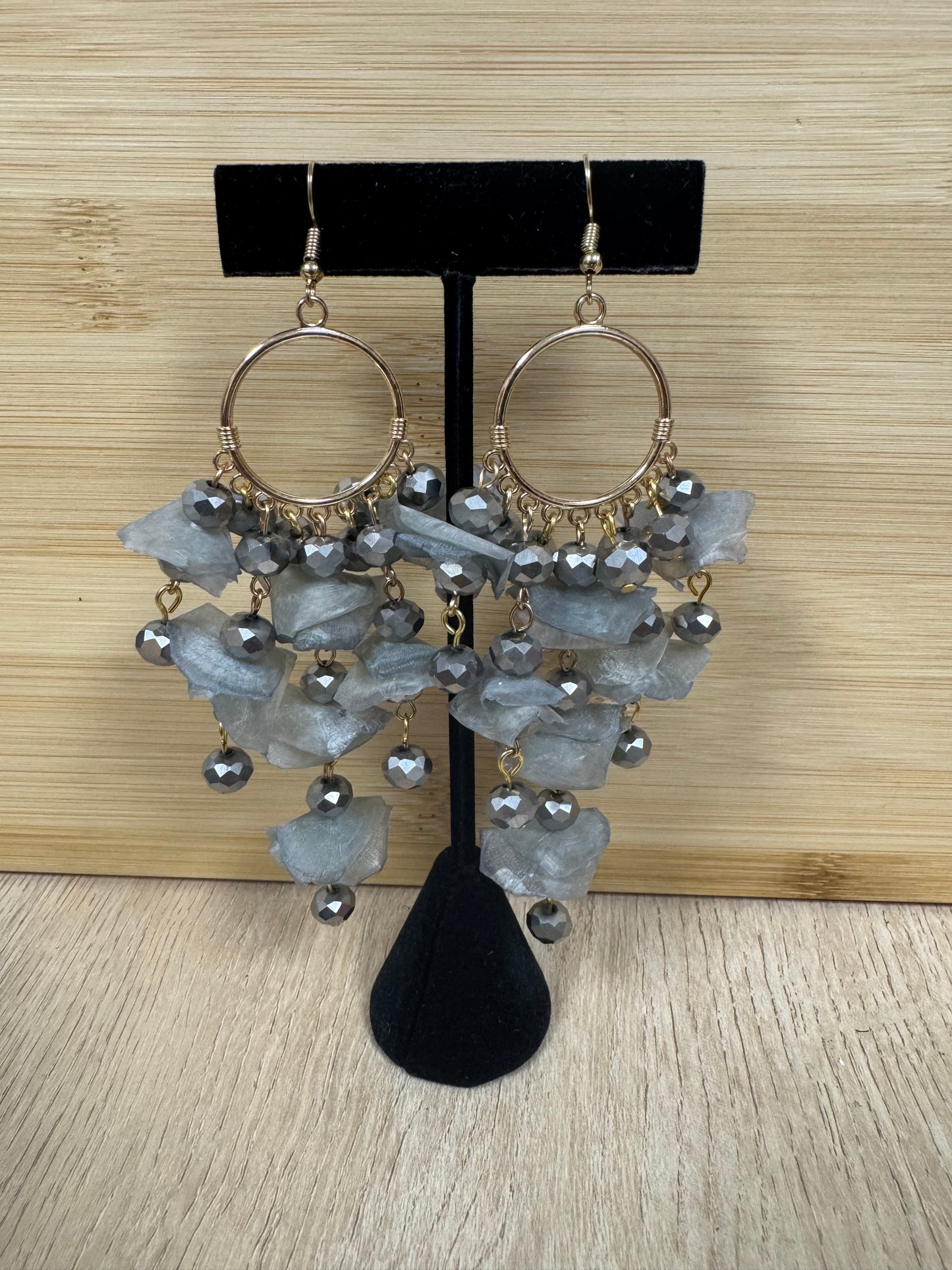 Escama Earrings - Gray