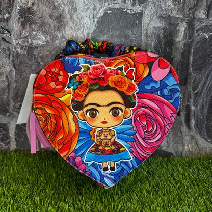 Artesanal Yute Handbag, Corazon Frida