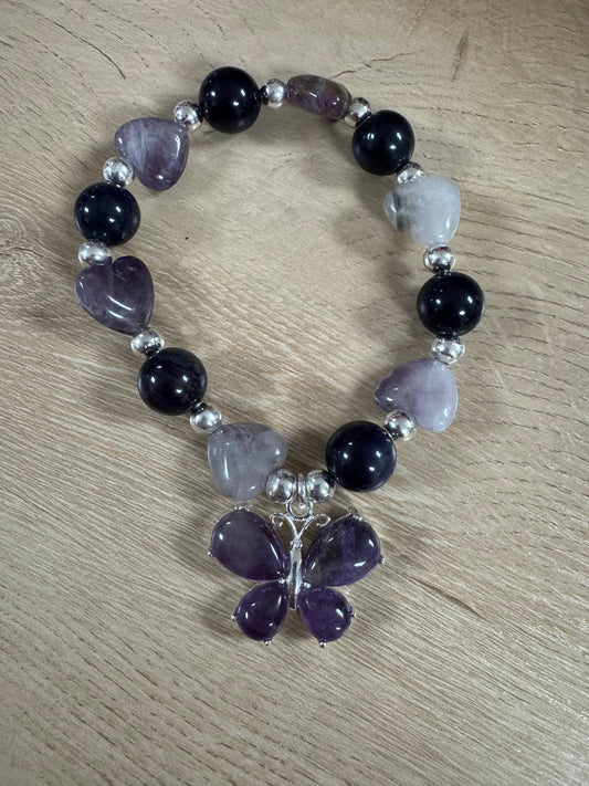 Butterfly Gemstone Bracelet