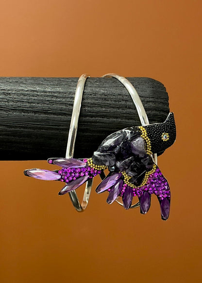 Pebbled Hummingbird Bracelet