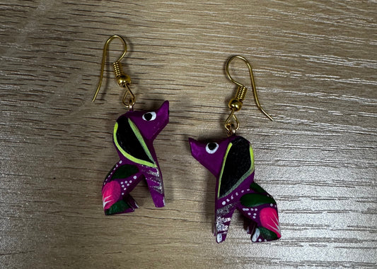 Perrito Alebrije Earrings