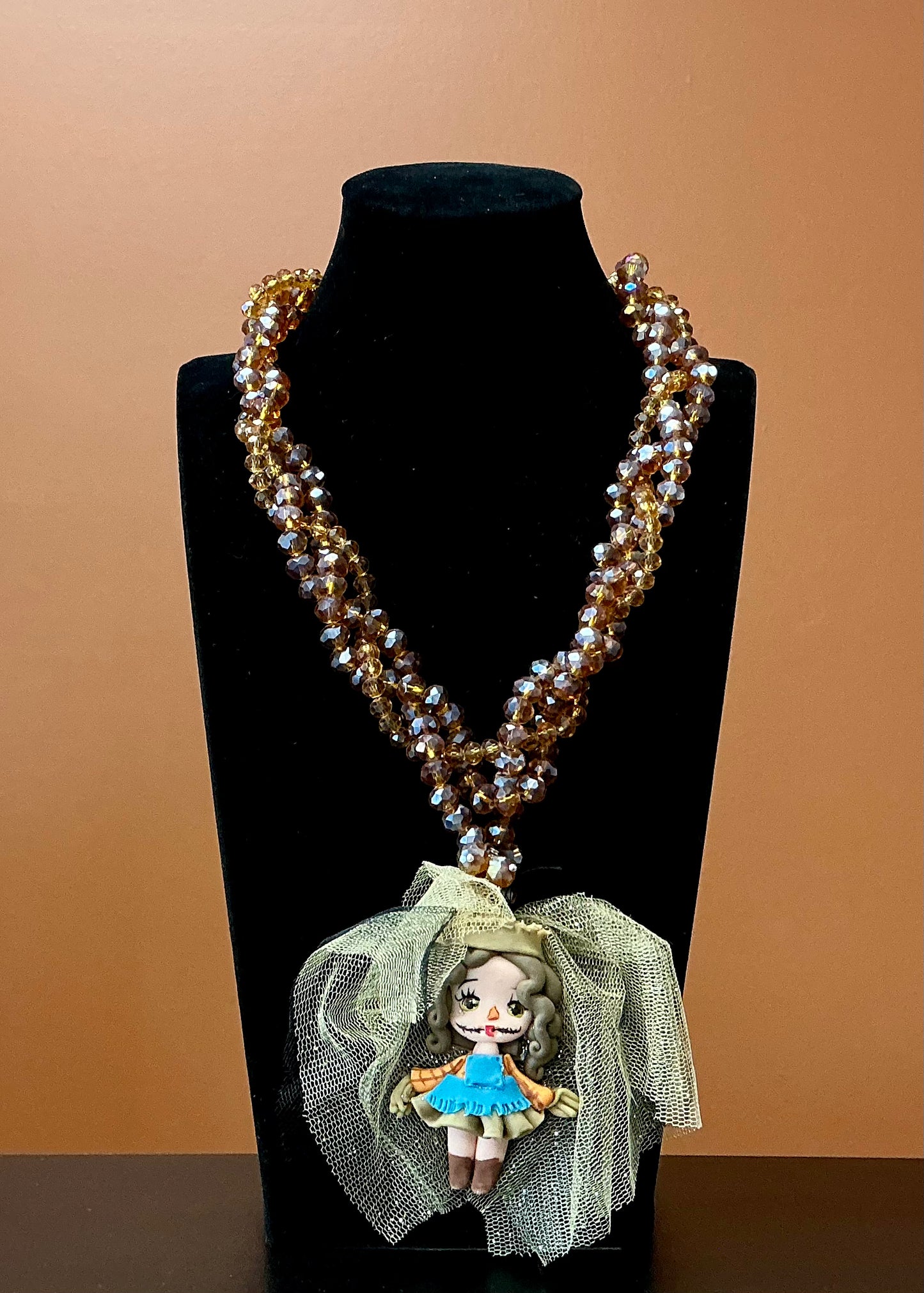 Scarecrow Doll Necklace