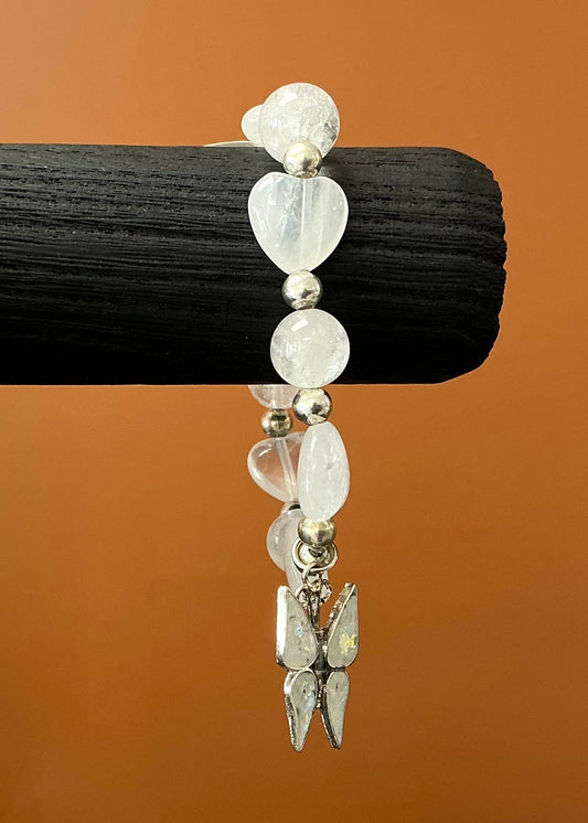 White Butterfly Bracelet