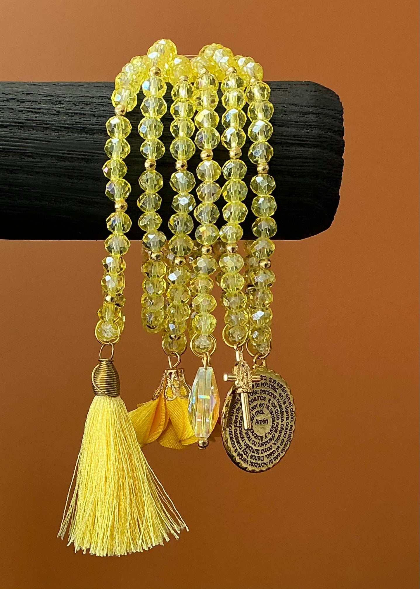 Padre Nuestro Semanario Bracelet - Yellow