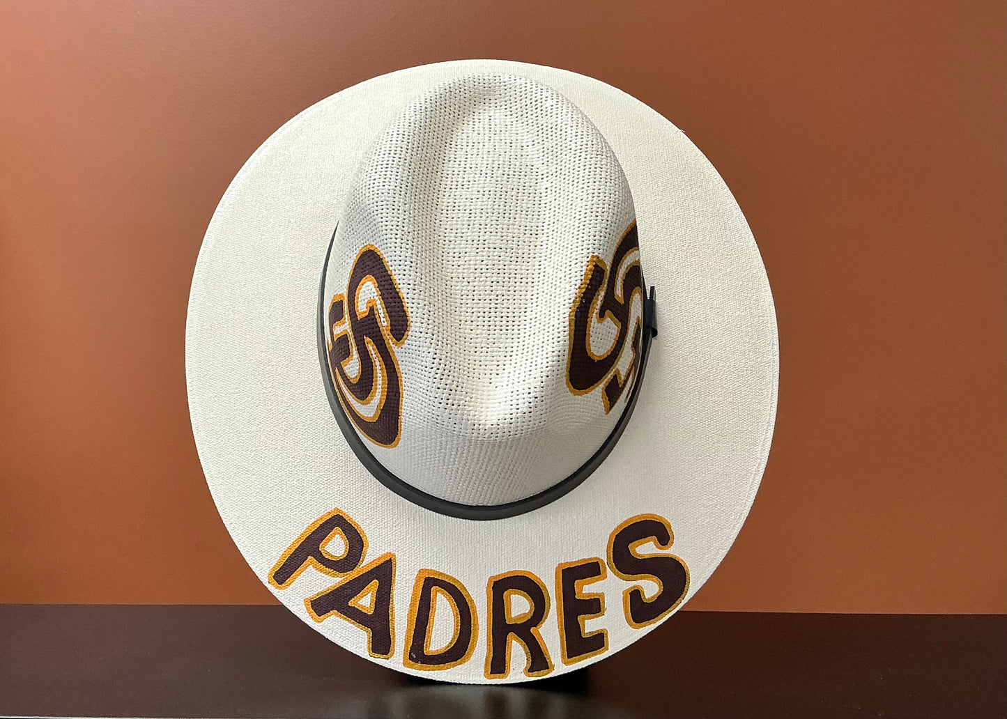 Padres Hand-painted Hat - Beige