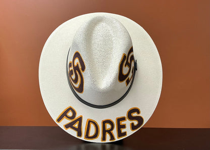 Padres Hand-painted Hat - Beige