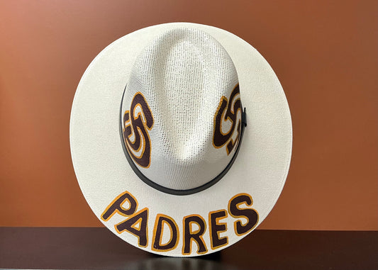 Padres Hand-painted Hat - Beige