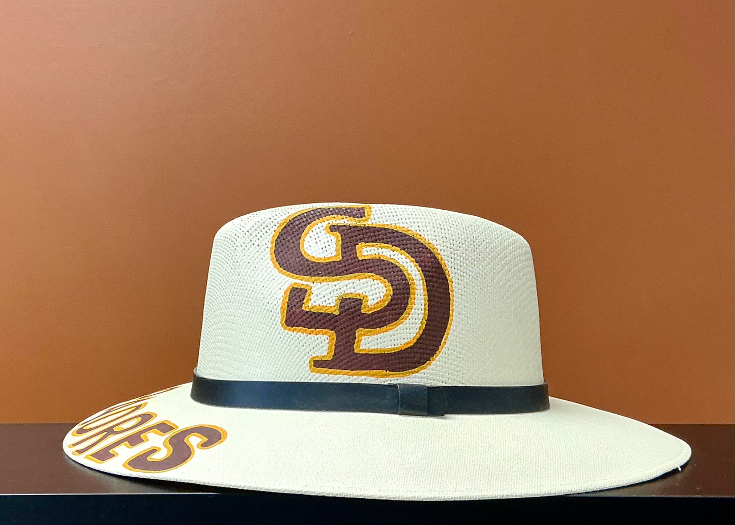 Padres Hand-painted Hat - Beige