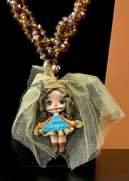 Scarecrow Doll Necklace
